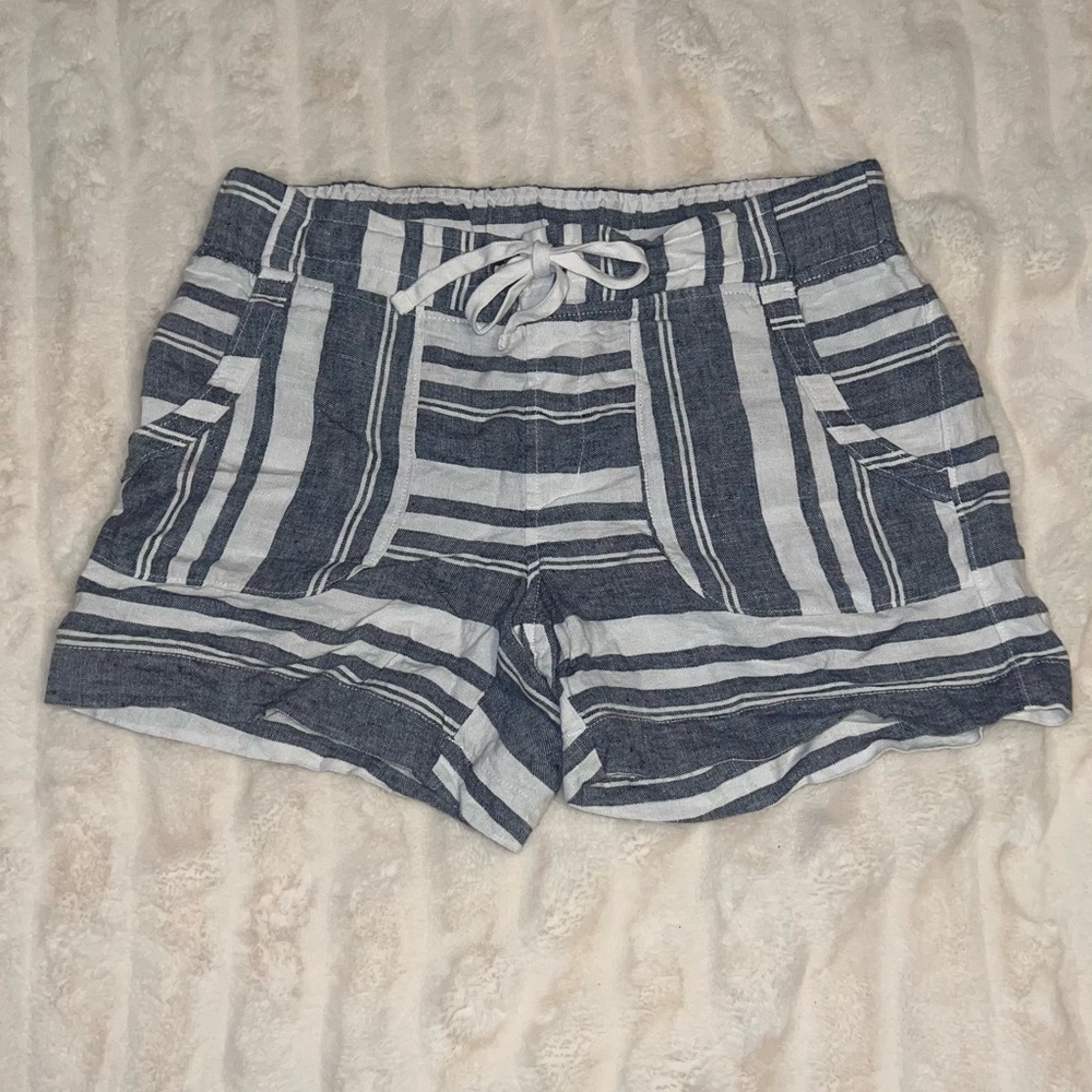Athleta Linen drawstring Shorts